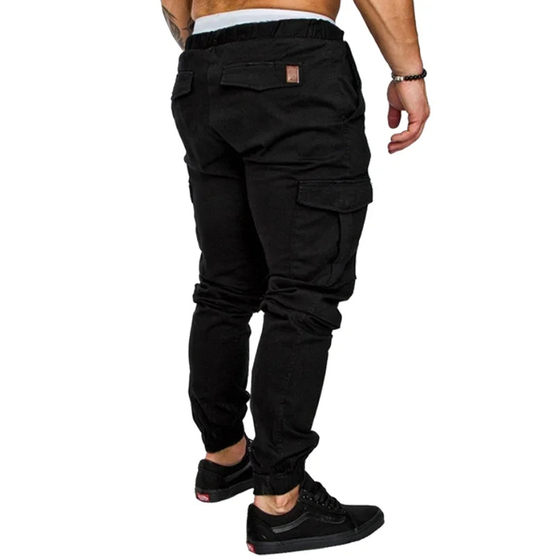 Trending Mens Casual Sports Pants Cargo Pants for Men's Fashion Leisure Sweatpants Trousers Mens Long Pants for All Seasons