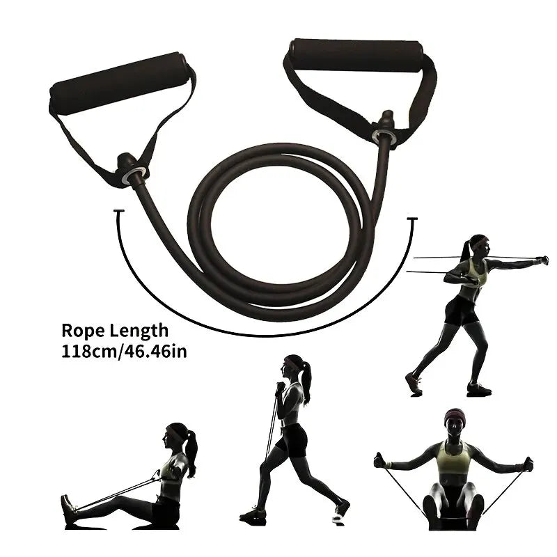 Exercise Bands, Workout Bands With Handles For Men Women, Strength Training Equipment At Home