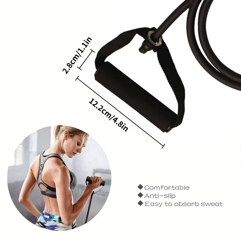 Exercise Bands, Workout Bands With Handles For Men Women, Strength Training Equipment At Home