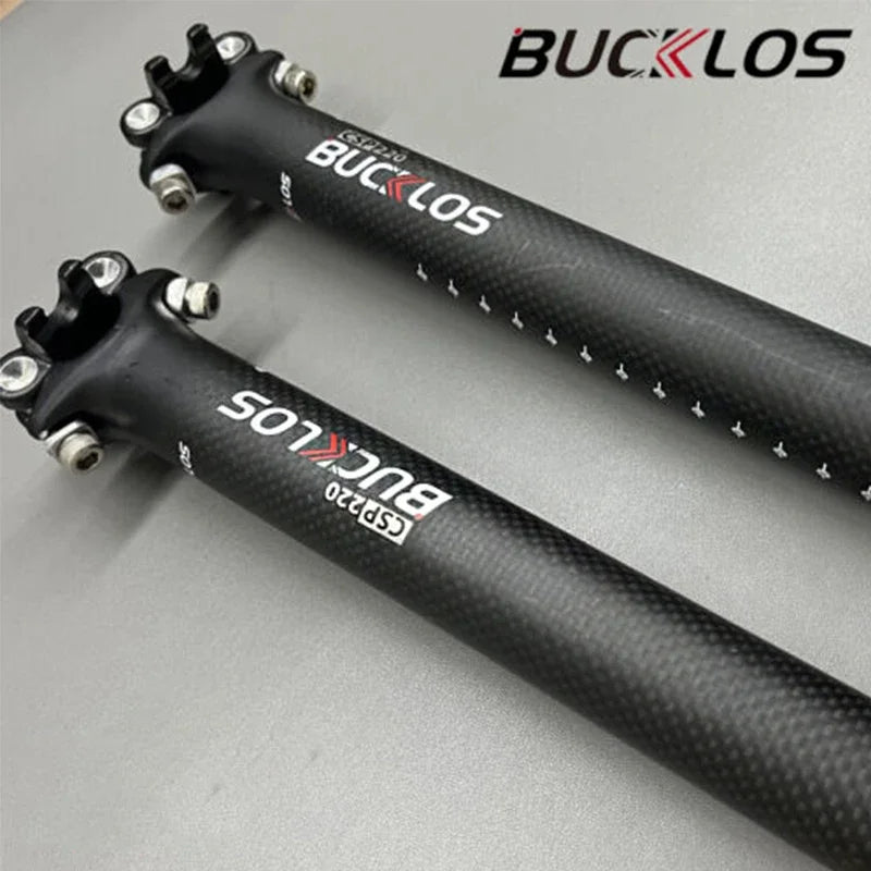 BUCKLOS Seatpost Carbon Seat Post 27 2 MTB Road Bike Carbon Canote 27 2 31 6 Bicycle Seat Post Saddle Tube for Brompton MTB Bike